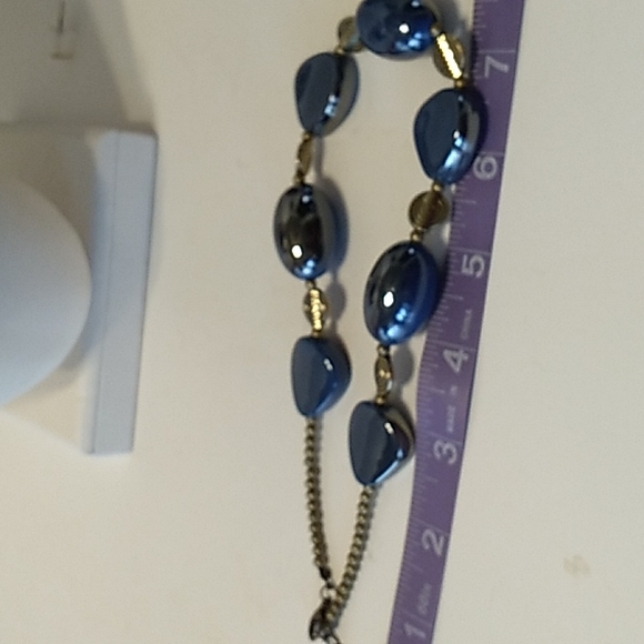 Lot of two Blue and white costume neckless - Picture 5 of 10